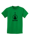 Bassist Childrens T-Shirt-Childrens T-Shirt-TooLoud-Kelly-Green-X-Small-Davson Sales