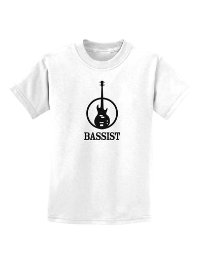 Bassist Childrens T-Shirt-Childrens T-Shirt-TooLoud-White-X-Small-Davson Sales