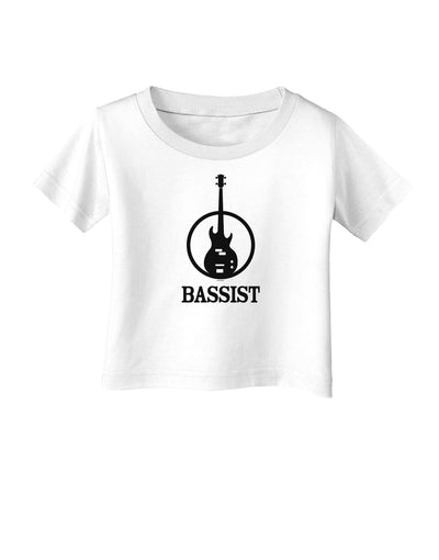 Bassist Infant T-Shirt-Infant T-Shirt-TooLoud-White-06-Months-Davson Sales