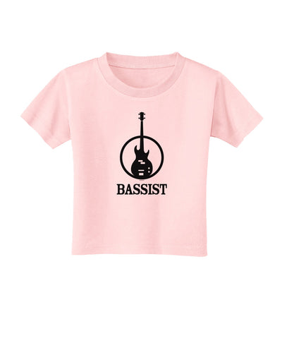 Bassist Toddler T-Shirt-Toddler T-Shirt-TooLoud-Light-Pink-2T-Davson Sales