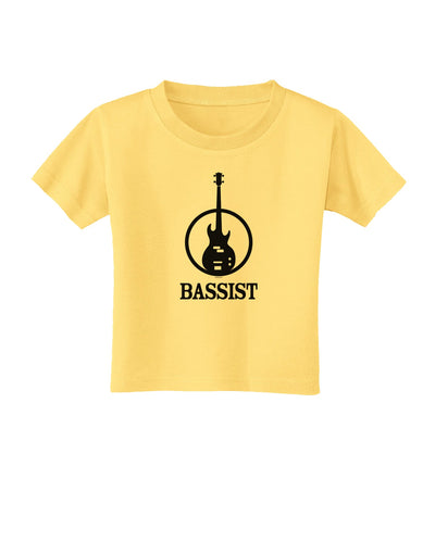 Bassist Toddler T-Shirt-Toddler T-Shirt-TooLoud-Daffodil-Yellow-2T-Davson Sales