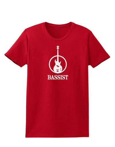 Bassist Womens Dark T-Shirt-TooLoud-Red-X-Small-Davson Sales