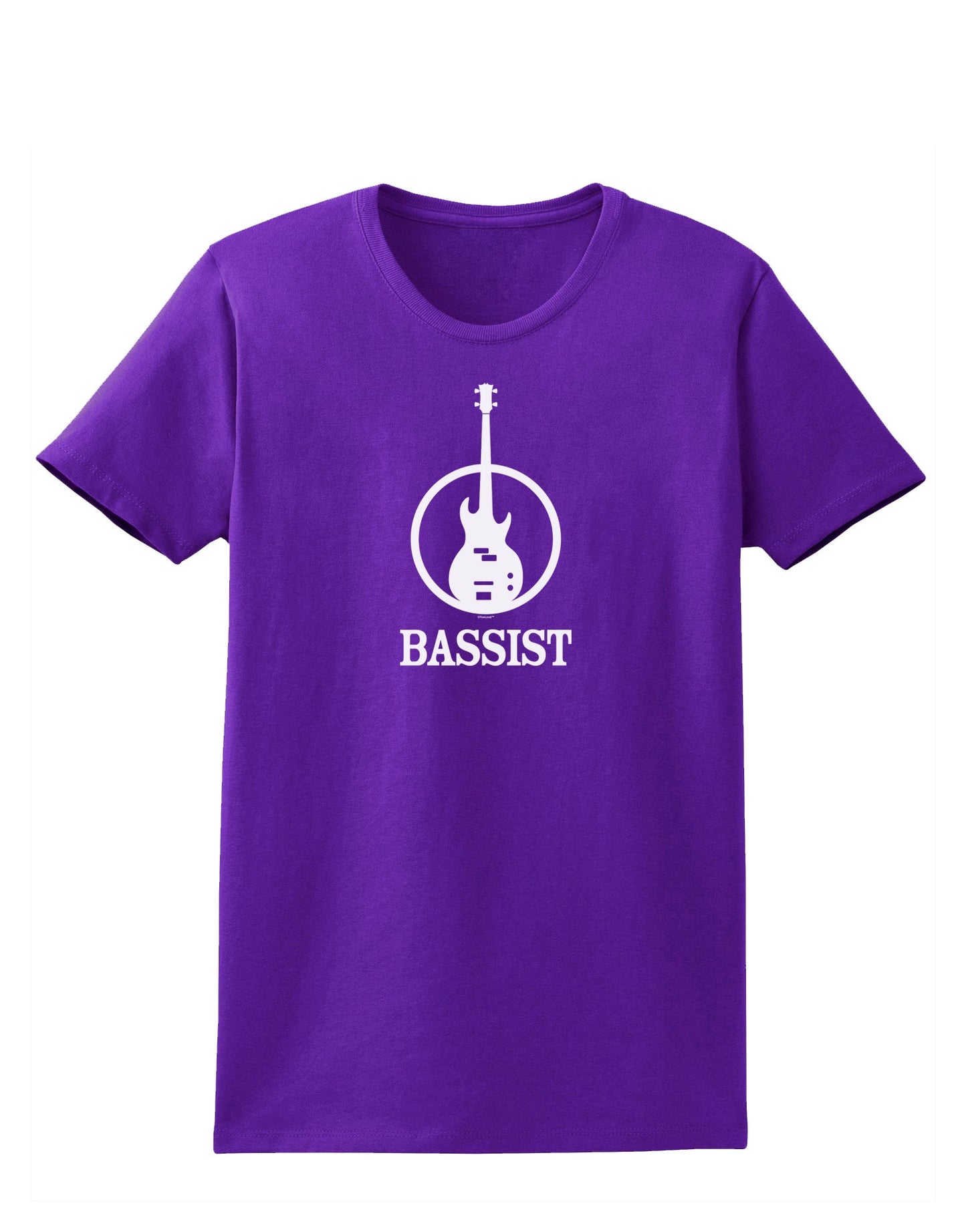Bassist Womens Dark T-Shirt-TooLoud-Purple-X-Small-Davson Sales