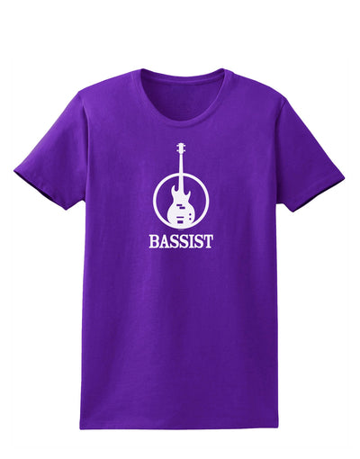 Bassist Womens Dark T-Shirt-TooLoud-Purple-X-Small-Davson Sales