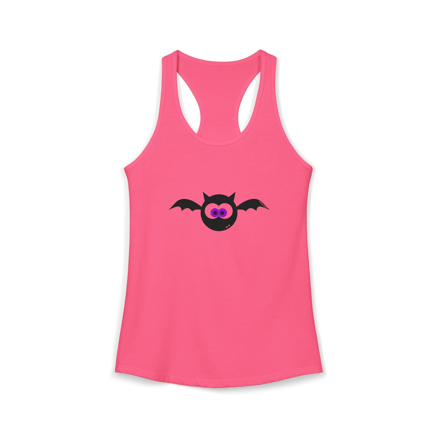 Vampire Bat Halloween Womens Racerback Tank Top