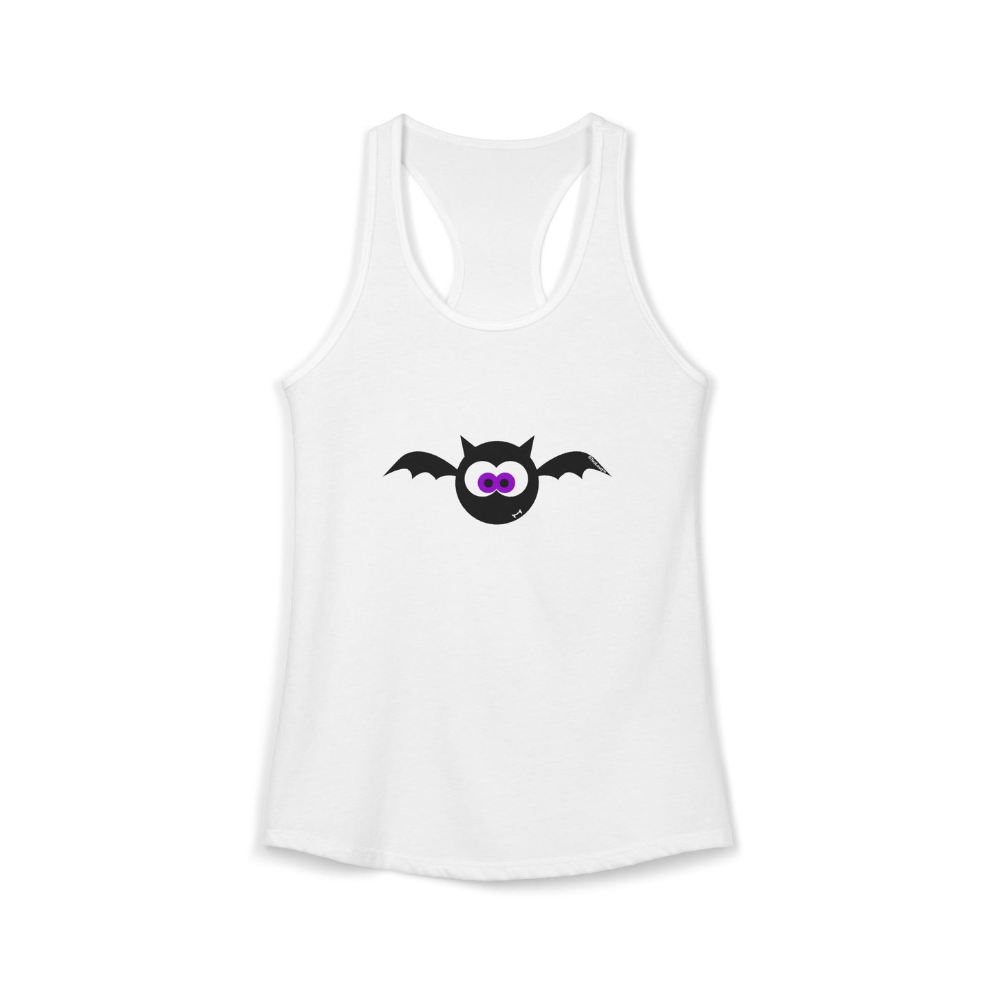 Vampire Bat Halloween Womens Racerback Tank Top