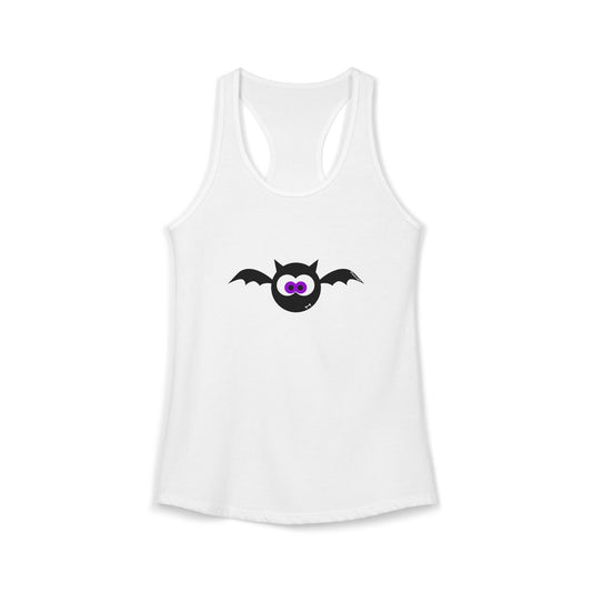 Vampire Bat Halloween Womens Racerback Tank Top