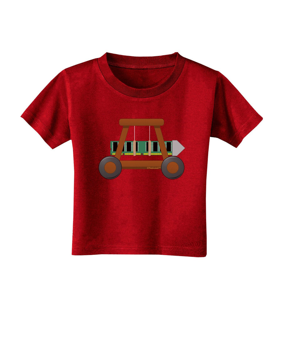 Battering RAM Toddler T-Shirt Dark-Toddler T-Shirt-TooLoud-Black-4T-Davson Sales