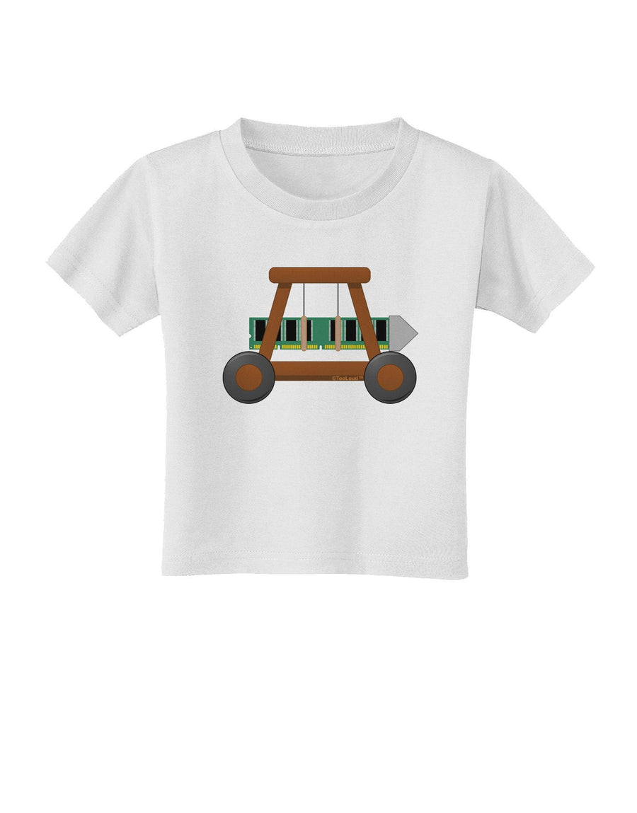 Battering RAM Toddler T-Shirt-Toddler T-Shirt-TooLoud-White-4T-Davson Sales