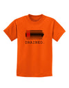 Battery Drained Childrens T-Shirt-Childrens T-Shirt-TooLoud-Orange-X-Small-Davson Sales