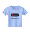 Battery Drained Toddler T-Shirt-Toddler T-Shirt-TooLoud-Aquatic-Blue-2T-Davson Sales