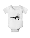 Bay Bridge Cutout Design Baby Romper Bodysuit by TooLoud-Baby Romper-TooLoud-White-06-Months-Davson Sales