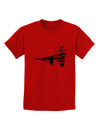 Bay Bridge Cutout Design Childrens T-Shirt by TooLoud-Childrens T-Shirt-TooLoud-Red-X-Small-Davson Sales