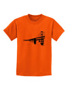 Bay Bridge Cutout Design Childrens T-Shirt by TooLoud-Childrens T-Shirt-TooLoud-Orange-X-Small-Davson Sales