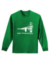 Bay Bridge Cutout Design - San Francisco Adult Long Sleeve Dark T-Shirt by TooLoud-TooLoud-Kelly-Green-Small-Davson Sales