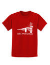 Bay Bridge Cutout Design - San Francisco Childrens Dark T-Shirt by TooLoud-Childrens T-Shirt-TooLoud-Red-X-Small-Davson Sales