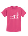 Bay Bridge Cutout Design - San Francisco Childrens Dark T-Shirt by TooLoud-Childrens T-Shirt-TooLoud-Sangria-X-Small-Davson Sales