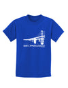 Bay Bridge Cutout Design - San Francisco Childrens Dark T-Shirt by TooLoud-Childrens T-Shirt-TooLoud-Royal-Blue-X-Small-Davson Sales