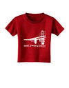 Bay Bridge Cutout Design - San Francisco Toddler T-Shirt Dark by TooLoud-Toddler T-Shirt-TooLoud-Red-2T-Davson Sales