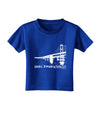 Bay Bridge Cutout Design - San Francisco Toddler T-Shirt Dark by TooLoud-Toddler T-Shirt-TooLoud-Royal-Blue-2T-Davson Sales