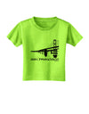 Bay Bridge Cutout Design - San Francisco Toddler T-Shirt by TooLoud-Toddler T-Shirt-TooLoud-Lime-Green-2T-Davson Sales