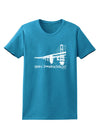 Bay Bridge Cutout Design - San Francisco Womens Dark T-Shirt by TooLoud-Womens T-Shirt-TooLoud-Turquoise-X-Small-Davson Sales