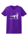 Bay Bridge Cutout Design - San Francisco Womens Dark T-Shirt by TooLoud-Womens T-Shirt-TooLoud-Purple-X-Small-Davson Sales