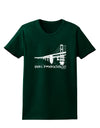 Bay Bridge Cutout Design - San Francisco Womens Dark T-Shirt by TooLoud-Womens T-Shirt-TooLoud-Forest-Green-Small-Davson Sales