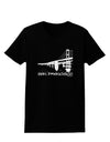 Bay Bridge Cutout Design - San Francisco Womens Dark T-Shirt by TooLoud-Womens T-Shirt-TooLoud-Black-X-Small-Davson Sales