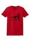 Bay Bridge Cutout Design - San Francisco Womens T-Shirt by TooLoud-Womens T-Shirt-TooLoud-Red-X-Small-Davson Sales