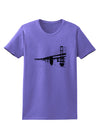 Bay Bridge Cutout Design Womens T-Shirt by TooLoud-Womens T-Shirt-TooLoud-Violet-X-Small-Davson Sales