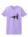 Bay Bridge Cutout Design Womens T-Shirt by TooLoud-Womens T-Shirt-TooLoud-Lavender-X-Small-Davson Sales