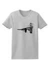 Bay Bridge Cutout Design Womens T-Shirt by TooLoud-Womens T-Shirt-TooLoud-AshGray-X-Small-Davson Sales