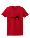 Bay Bridge Cutout Design Womens T-Shirt by TooLoud-Womens T-Shirt-TooLoud-Red-X-Small-Davson Sales