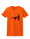 Bay Bridge Cutout Design Womens T-Shirt by TooLoud-Womens T-Shirt-TooLoud-Orange-X-Small-Davson Sales