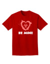 Be Mine - Bio Hazard Heart Adult Dark T-Shirt by TooLoud-Mens T-Shirt-TooLoud-Red-Small-Davson Sales