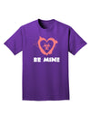 Be Mine - Bio Hazard Heart Adult Dark T-Shirt by TooLoud-Mens T-Shirt-TooLoud-Purple-Small-Davson Sales