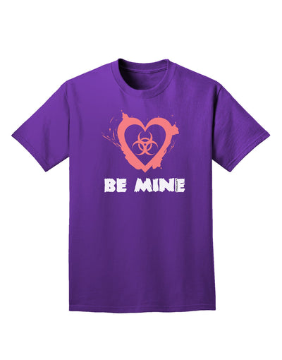 Be Mine - Bio Hazard Heart Adult Dark T-Shirt by TooLoud-Mens T-Shirt-TooLoud-Purple-Small-Davson Sales