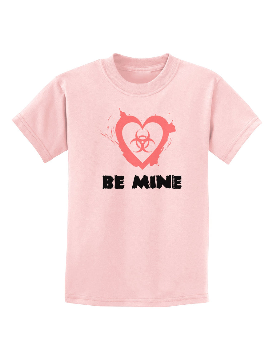 Be Mine - Bio Hazard Heart Childrens T-Shirt by TooLoud-Childrens T-Shirt-TooLoud-White-X-Small-Davson Sales