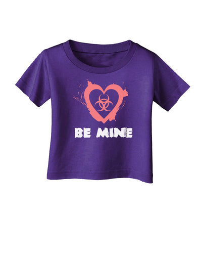 Be Mine - Bio Hazard Heart Infant T-Shirt Dark by TooLoud-Infant T-Shirt-TooLoud-Purple-06-Months-Davson Sales