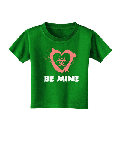 Be Mine - Bio Hazard Heart Toddler T-Shirt Dark by TooLoud-Toddler T-Shirt-TooLoud-Royal-Blue-2T-Davson Sales