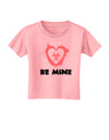 Be Mine - Bio Hazard Heart Toddler T-Shirt by TooLoud-Toddler T-Shirt-TooLoud-Candy-Pink-2T-Davson Sales