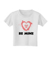 Be Mine - Bio Hazard Heart Toddler T-Shirt by TooLoud-Toddler T-Shirt-TooLoud-White-2T-Davson Sales