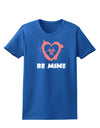 Be Mine - Bio Hazard Heart Womens Dark T-Shirt by TooLoud-Womens T-Shirt-TooLoud-Royal-Blue-X-Small-Davson Sales