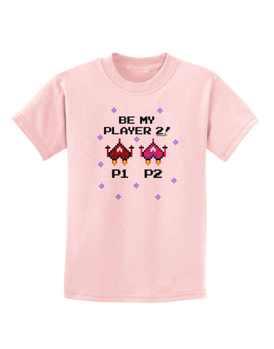 Be My Player 2 Childrens T-Shirt-Childrens T-Shirt-TooLoud-PalePink-X-Small-Davson Sales