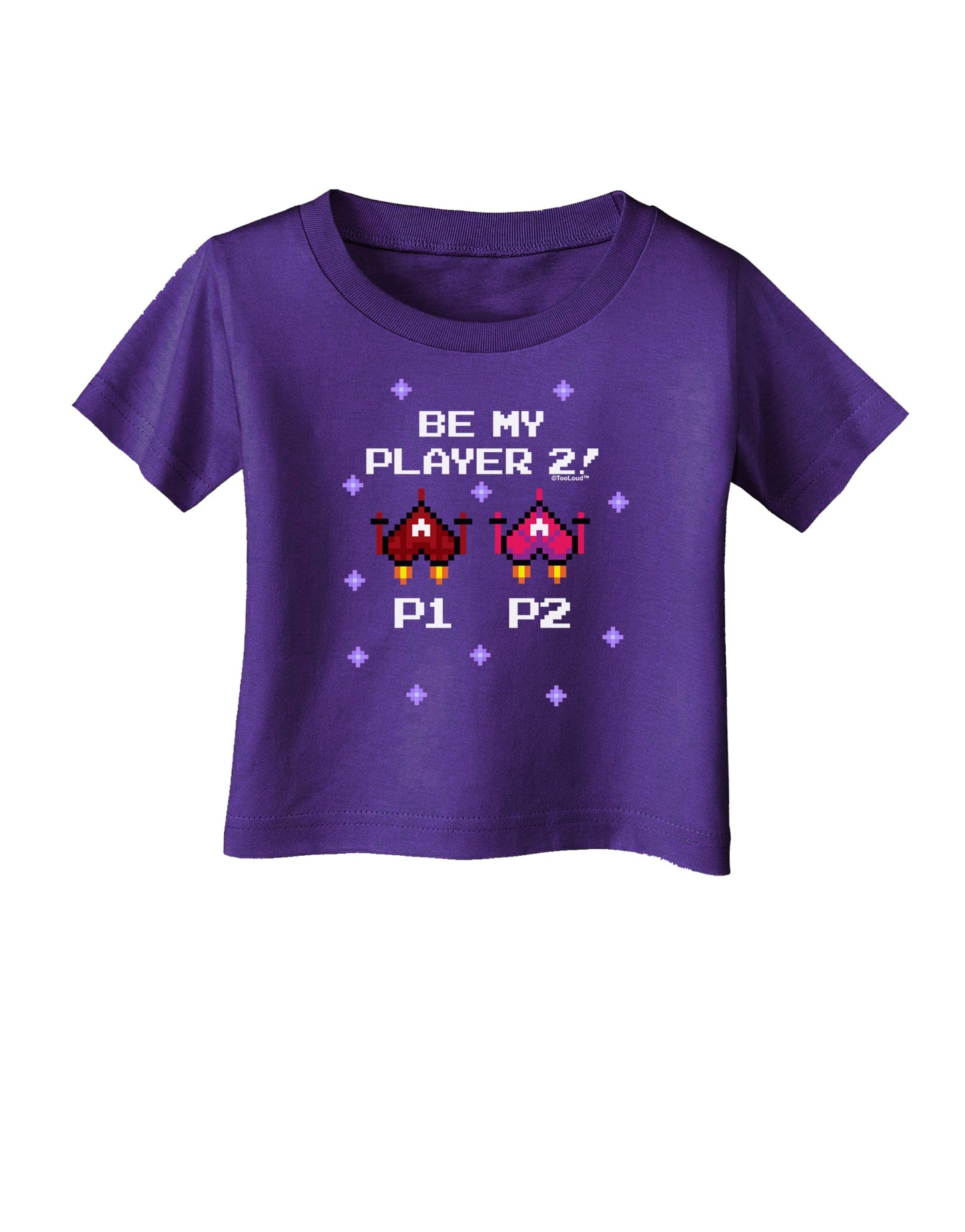 Be My Player 2 Infant T-Shirt Dark-Infant T-Shirt-TooLoud-Purple-06-Months-Davson Sales