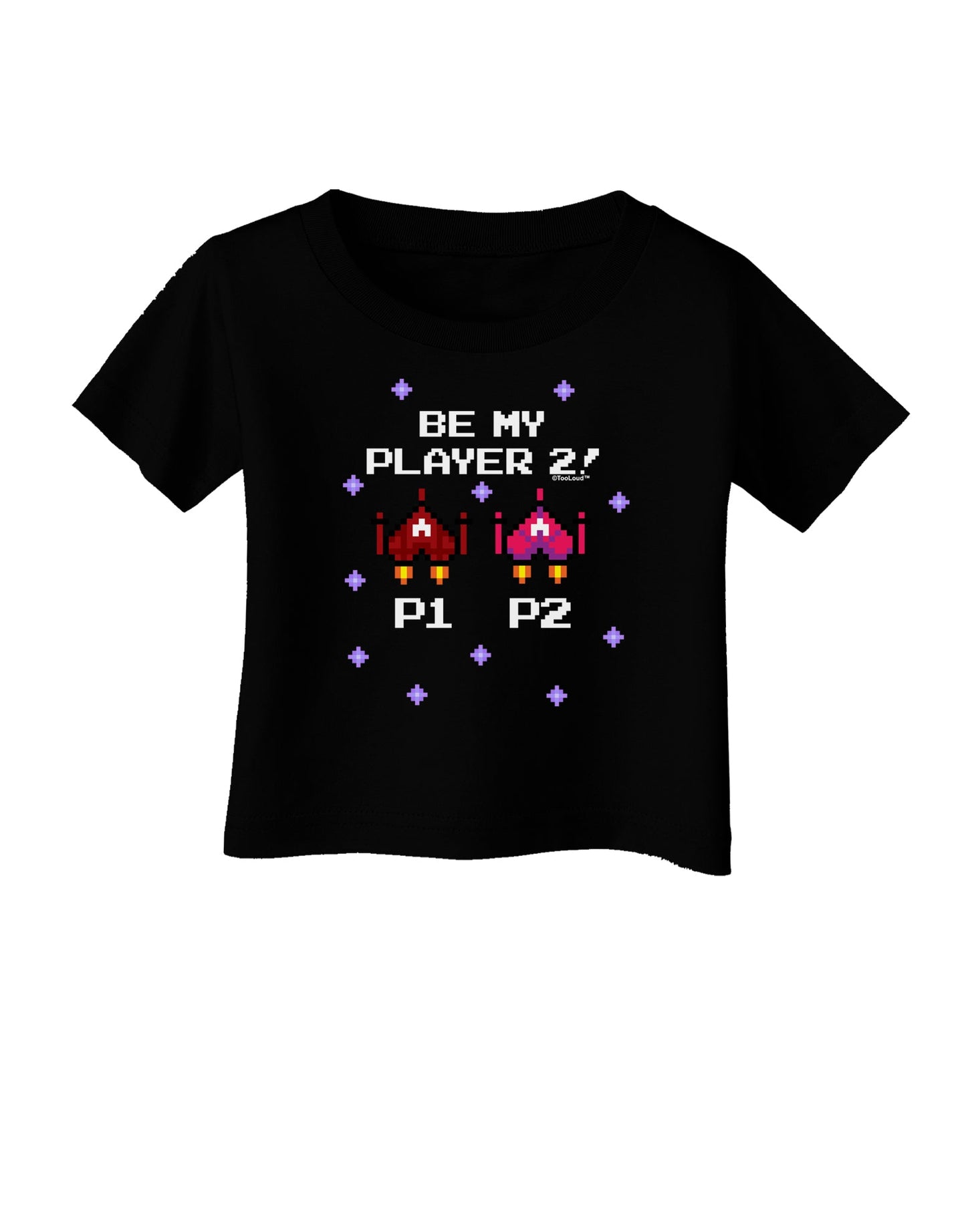 Be My Player 2 Infant T-Shirt Dark-Infant T-Shirt-TooLoud-Black-06-Months-Davson Sales