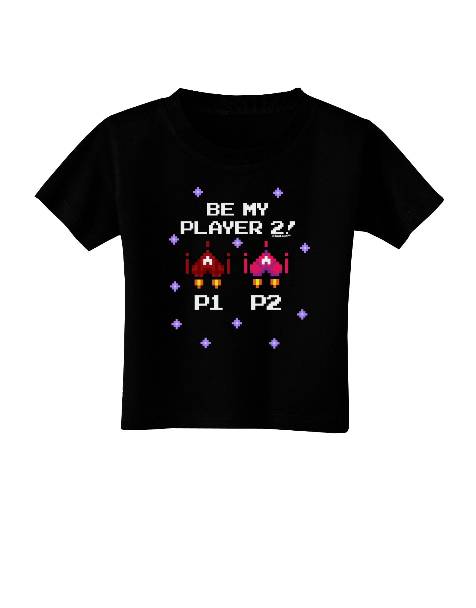 Be My Player 2 Toddler T-Shirt Dark-Toddler T-Shirt-TooLoud-Black-2T-Davson Sales