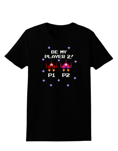 Be My Player 2 Womens Dark T-Shirt-TooLoud-Black-X-Small-Davson Sales