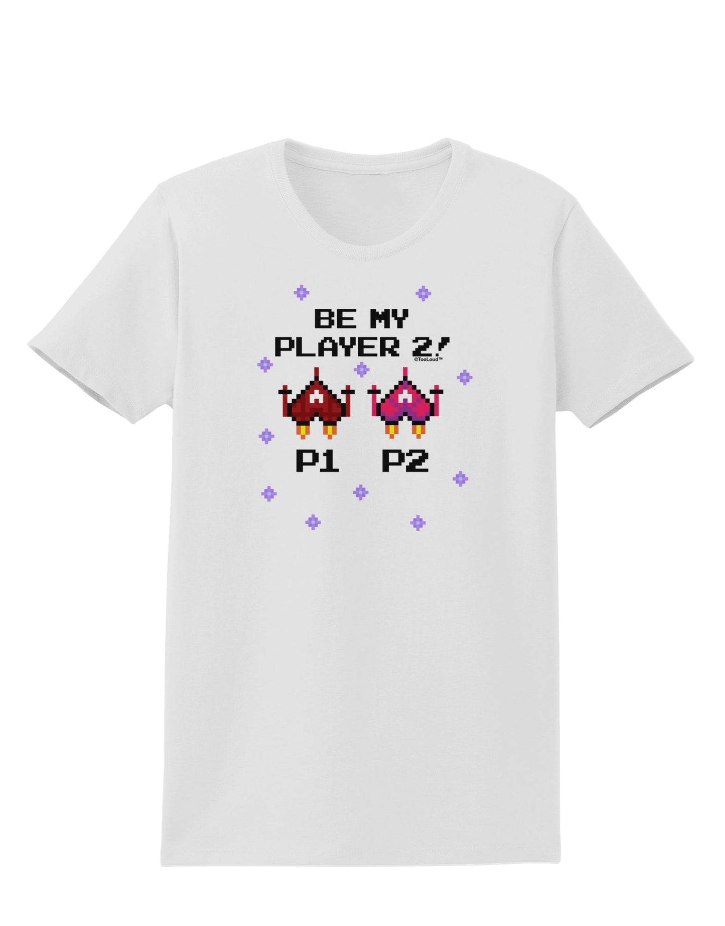 Be My Player 2 Womens T-Shirt-Womens T-Shirt-TooLoud-White-X-Small-Davson Sales